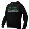 Мужские толстовка толстовок Lehman Brothers 2008 Управление рисками.