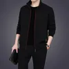 Survêtements pour hommes Hommes Casual Survêtements Sportswear Vestes Pantalons Deux Pièces Ensembles Mâle Mode Solide Jogging Costume Hommes Tenues Gym Vêtements Fitness 230208