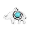 Anhänger Halsketten Böhmischer Stil Geometrische Blume Elefant Charms Vintage Metallanhänger DIY Herstellung Halskette Armbänder Schmuck