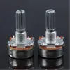 Handduk 2x B500K gitarr split axel linjär avsmalnande potentiometer volymton