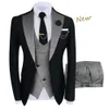 Mens Suits Blazers Chegada Terno Masculino Slim Fit Ball and Groom para homens Boutique Fashion Wedding Capnet calças 230209