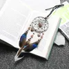 Interior Decorations Pendant Handicraft Dreamcatcher Feather Hanging Car Rearview Mirror Ornament Auto Decoration Trim Accessories For Gifts 30CM 0209