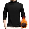 Męskie swetry 2023 SWEATER WYMAGA MĘŻCZYZNA Pół Turtlerek Solidny kolor pullover moda zagęszcza