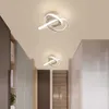 Lights Modern LED Aisle Light 2Rings Corridor Taklampa LED -ytan monterad för sovrummet vardagsrum Balkong Trappbelysning 0209