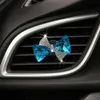 Decoraciones Outlet Aleación de diamante Bowknot Aroma Difusor Ambientador Perfume Clip Coche Decora Lindo Auto Interior Accessori 0209