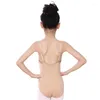 Scene Wear Girls Seamless Camisole Underkläder Leotard med justerbara remmar Dansbarn Body Girl Gymnastics Underwear