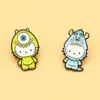 Pins Brooches Cute Cat Cartoon Brooch Creative Backpack Decoration Pin Alloy Enamel Badge Accessories Drop Delivery Jewelry Dhl8K
