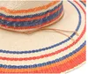 Berets 202306-gaoda-British Drop Summer Color Patchwork Rope Decoration Wide Brim Grass Lady Fedoras Cap Women Panama Jazz Hat