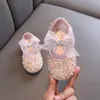 スニーカーainyfu子供向け革張靴女の子プリンセスボウノットシングルシューズファッションベビーキッズウェディングシューズ