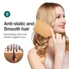 Hair Brushes MR.GREEN Hair Brush Wide Board Massage Natural Beech Cat's Head Design Comb Gasbag Hairbrush For Dry Wet Hair Detangler Women 230208