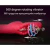 Hot 36 Plus 6 Modi Silicone Rabbit Vibrator 360 graden roterende en stuwkracht G Spot Dildo Vibrator volwassen seksspeeltjes voor vrouwen