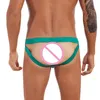 Sous-vêtements pour hommes sous-vêtements sexy gay poche bombée exotique jockstrap ouvert buunderpants mâle homme culottes slips bikini hombre lingerie