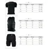 Racingjackor Twtopse Men's Boy Sport vadderad komprimeringsskjorta Rib Protector för fotbollsbasketbollscykling MTB -cykelcykel