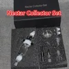 Nektar Kit Cam Boru Mini Bong İki Fonksiyon Hem Kuvars Gezi Titanyum Gezi Bongs 10mm 14mm Yağ Donanları için Dabs Cam Kül Catcher