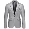 Mens Suit Blazers Slim Fit Office Blazer 재킷 웨딩 드레스 캐주얼 비즈니스 남성 코트 우아한 남자 재킷 230209