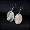 Dangle Lustre En Gros Abalone Shell Pendentif Boucles D'oreilles Unique Creative Fashion Party Vie Quotidienne Charme Décorations Ornement Dhole