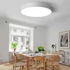 Modern Acry Alloy Round LED ceiling light Remote Control Black White Ceiling Lights Simple Decoration fixtures For living room 0209