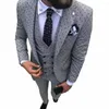 Męskie garnitury 2023 Męskie POIKA DOT 3-elementy najnowsze projekty płaszcza spodni Notch Lapel Tuxedos Groomsmen na wesele/imprezę (kamizelka Blazer