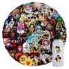 50 Pcs ONE PIECE Autocollants Singe D. Luffy animation Graffiti Enfants Jouet Planche À Roulettes voiture Moto Vélo Autocollant Stickers En Gros