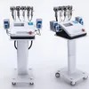 6 In 1 40K Ultrasonic Liposuction Cavitation Slimming Machine Tripolar Sixpolar Bipolar Vacuum Rf Machine Dhl