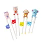 Baby Learning Training Chopsticks Cartoon Animal Shaped Reusable Cute Kids Utensils Non Slip Chopstick SN4300