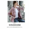 Abiti da donna Blazer Donna Elegante risvolto vintage manica lunga stile coreano casual chic solido doppio petto sciolto giacca di base