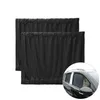 2 pièces voiture Protection UV pare-soleil rideaux côtés fenêtre visière maille couverture bouclier