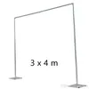 Wedding Drapery Pipe Stand/Wedding Decor Piping frame for drape /Stainess Steel Wedding Backdrop Stand