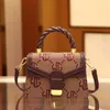 Designer handbag Store 60% Off Hong leather texture flash handbag with cover new trend versatile diagonal bag women