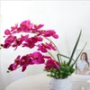 Dekorativa blommor 8 huvuden Artificial Silk Flower Wedding Decor Phalaenopsis Butterfly Orchid Pot Arrivals 300 st