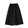 Herrbyxor 27-44 2023 Kvinnor och kl￤dh￥r Stylist Fashion Wide Band Elastic midjeben kjol plus storlek dr￤kter