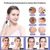 Face Massager RF Face Skin Tightening Electric Radio Frequency Massager LED Rejuvenation EMS Lifting Wrinkle Remover with Blue Light 230208