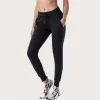 LL Damen Yoga Ninth Push Fiess Leggings, weiche hohe Taille, Hüftlift, elastisch, lässige Jogginghose, 7 Farben