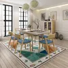 Carpets Bohemian Nation Style For Living Room Geometric Large Area Anti-slip Safety Rectangle Carpet Kids Home Decor Rug