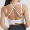 L-040 Yoga Tank Tops Kreuz Schöne Zurück Dünne Schulter Schlinge Sport Bh Gym Kleidung frauen Laufen Fitness Weste