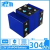 3.2V 304Ah Lifepo4 Battery Pack Grade A New Lithium Iron Phosphate Prismatic Solar Cells for 12V 24V 48V RV Home Boat Golf Cart