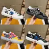 Top designer schoenen mannen trainers casual schoenen ontwerpers sneakers klassieke vintage chaussures aquarel bloemen sneaker maat 38-45