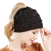 Beanies Beanie/Skull Caps FUN-PROUDER 2023 Autumn And Winter Ladies Fashion Cute Sweet Temperament Wild Dot Yarn Pattern Wool Knitted Hat