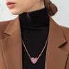 체인 Kolye Jewelry 2023 DIY 체인 패션 스털링 실버 애니메이션 커플 925 구슬 매력 여성 목걸이