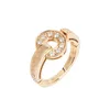 Włoska luksusowa marka mody pierścionka ślubne pierścionki diamentowe klasyczne obietnicy pierścieni dla par vintage Pierścienie zaręczynowe 6 7 8 9 10 Crys209y