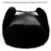 Berets Russian Trapper Bomber Hat Eskimo Warm Trooper Hats Winter Skiing Caps Women Men Windproof Earflap Faux Fur