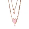Chaînes Kolye bijoux 2023 bricolage chaîne mode en argent Sterling Anime Couple 925 perles breloques collier femme