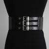 Belts 7.5cm Width 72cm Long Waist Belt Fashion Waist Belts Ladies Solid Stretch Elastic Wide Belt Dress Adornment for Women Waistband G230207