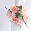 Party Decoration Artificial Wreath Rose Wedding Arch Flower DIY Home Curtain Living Room Pendant Wall Decor Christmas Garland GiftParty