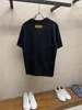 Xinxinbuy Men Designer Tee T Shirt 23ss رسائل تطريز قصير الأكمام من القطن الأبيض