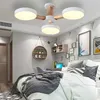 Lichten Noordse LED Smeed lichte woonkamer huishoudelijke eettafel keuken kroonluchter slaapkamer houten plafondlamp 0209