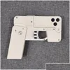 Gun Toys Ic380 Cell Phone Toy Pistol Soft Folding Blaster Shooting Model For Adts Boys Children Outdoor Games Drop Delivery Gifts Dhdbj