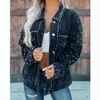 Women's Jackets Rivet Heavy Industry Casual Fashion Corduroy Short Coat