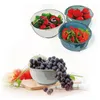 Bowls 3 PCS Mixing Salad Bowl Kitchen For Creative Vegetable Fruit Stackable 367A