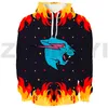 Mens Hoodies Sweatshirts Mr Wolf Beast Lightning Cat 3D Men kläder Kvinnor harajuku anime kläder tonåringar överdimensionerade tröja japan5065140